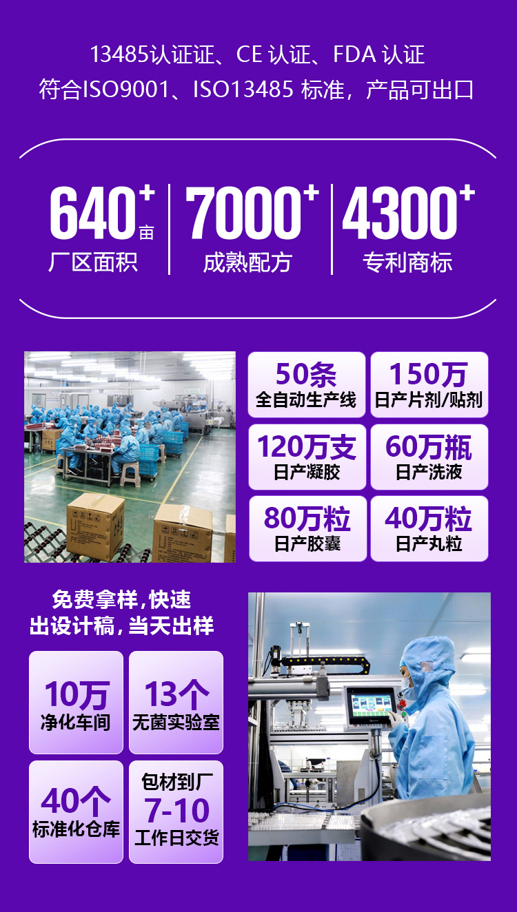 械字號凝膠貼牌生產(chǎn)廠家